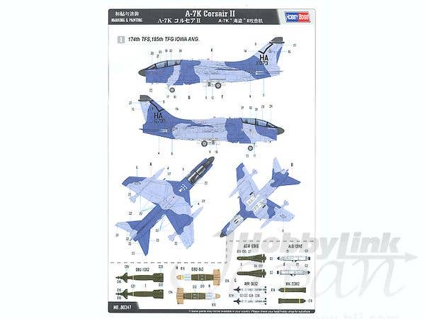 Hobby Boss 1/48 A-7K Corsair II | 6939319203472