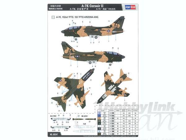 Hobby Boss 1/48 A-7K Corsair II | 6939319203472