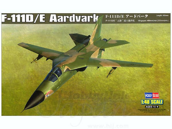 Hobby Boss 1/48 F-111D/E Aardvark | 6939319203502