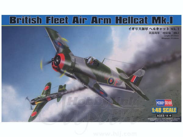 Hobby Boss 1/48 British Fleet Air Arm Hellcat Mk.I | 6939319203601