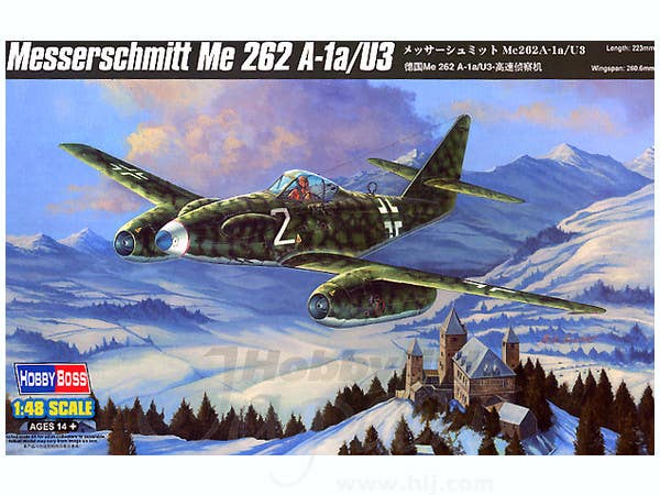 Hobby Boss 1/48 Me 262 A-1a/U3 | 6939319203717