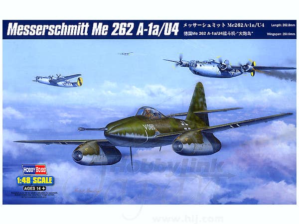 Hobby Boss 1/48 Messerschmitt Me 262 A-1a/U4 | 6939319203724
