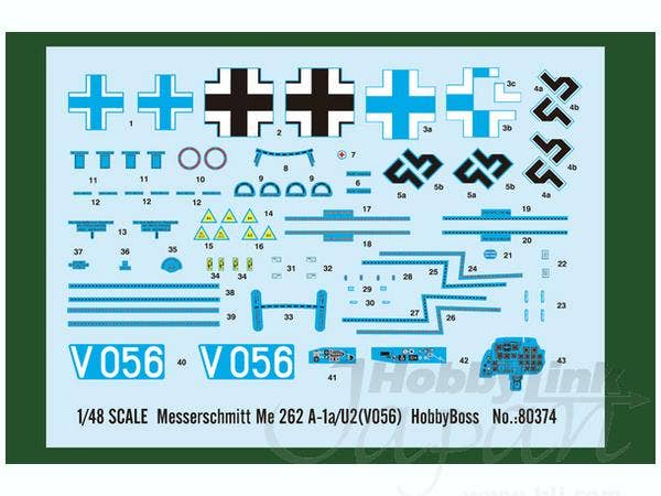 Hobby Boss 1/48 Me 262 A-1a/U2(V056) | 6939319203748