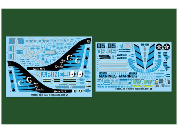 Hobby Boss 1/18 AV-8B Harrier II | 6939319218049