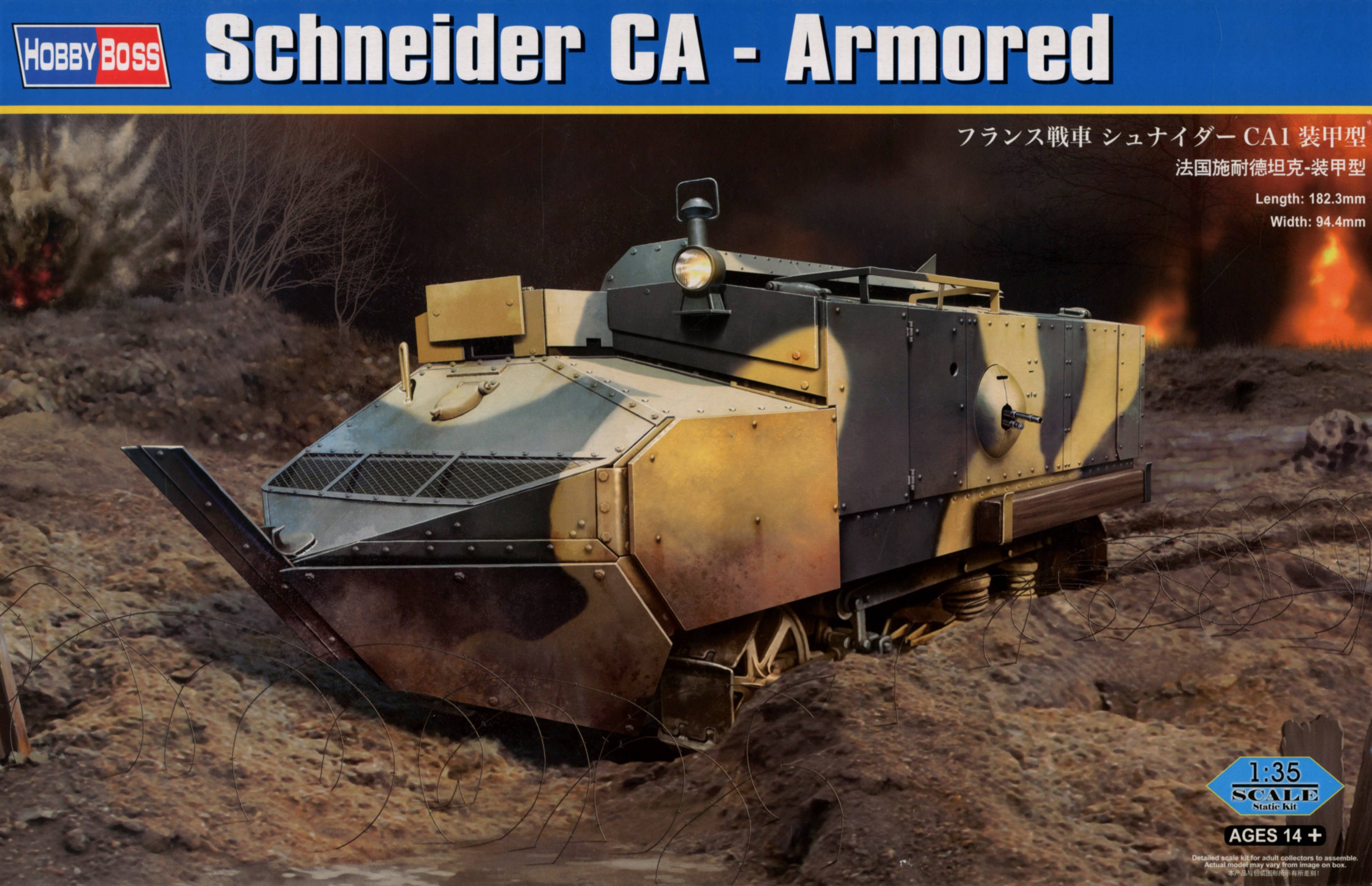 Hobby Boss 1/35 Schneider CA - Armored | 6939319238627