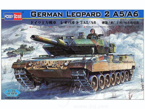 Hobby Boss 1/35 German Leopard 2 A5/A6 tank | 6939319224026