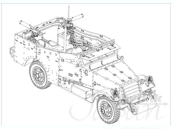 Hobby Boss 1/35 M3A1 'White Scout Car' Early Production | 6939319224514