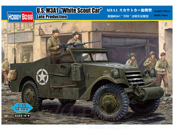 Hobby Boss 1/35 M3A1 'White Scout Car' Late Production | 6939319224521