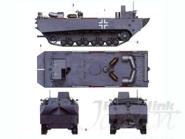 Hobby Boss 1/35 German Land-Wasser-Schlepper II-Prototype | 6939319224613