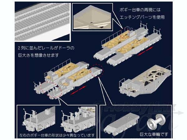 Hobby Boss 1/72 German 80cm K(E) Railway Gun 'Dora' | 6939319229113