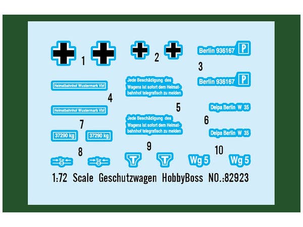 Hobby Boss 1/72 Geschutzwagen | 6939319229236