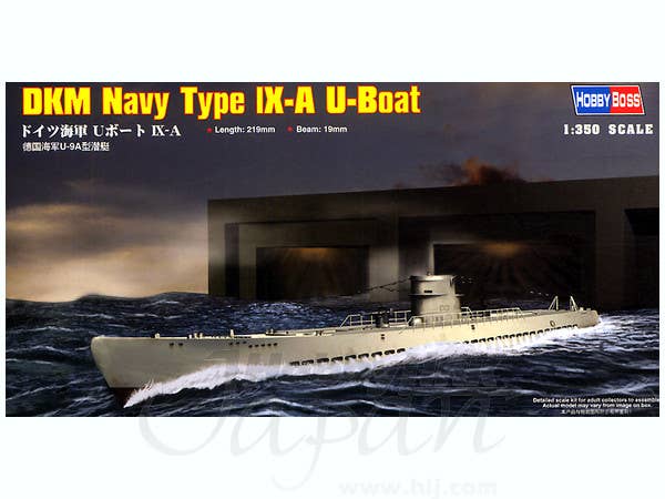 Hobby Boss 1/350 DKM Type lX-A U-Boat | 6939319235060