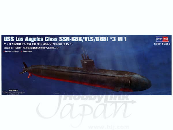 Hobby Boss 1/350 Los Angeles Class SSN-688/VLS/688I 3-in-1 Kit | 6939319235305
