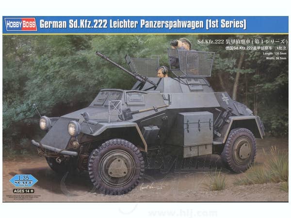 Hobby Boss 1/35 German Sd.Kfz.222 Leichter Panzerspahwagen (1st Series) | 6939319238153