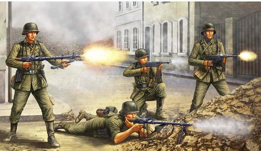 Hobby Boss 1/35 German Infantry ' The Barrage Wall' | 6939319244161