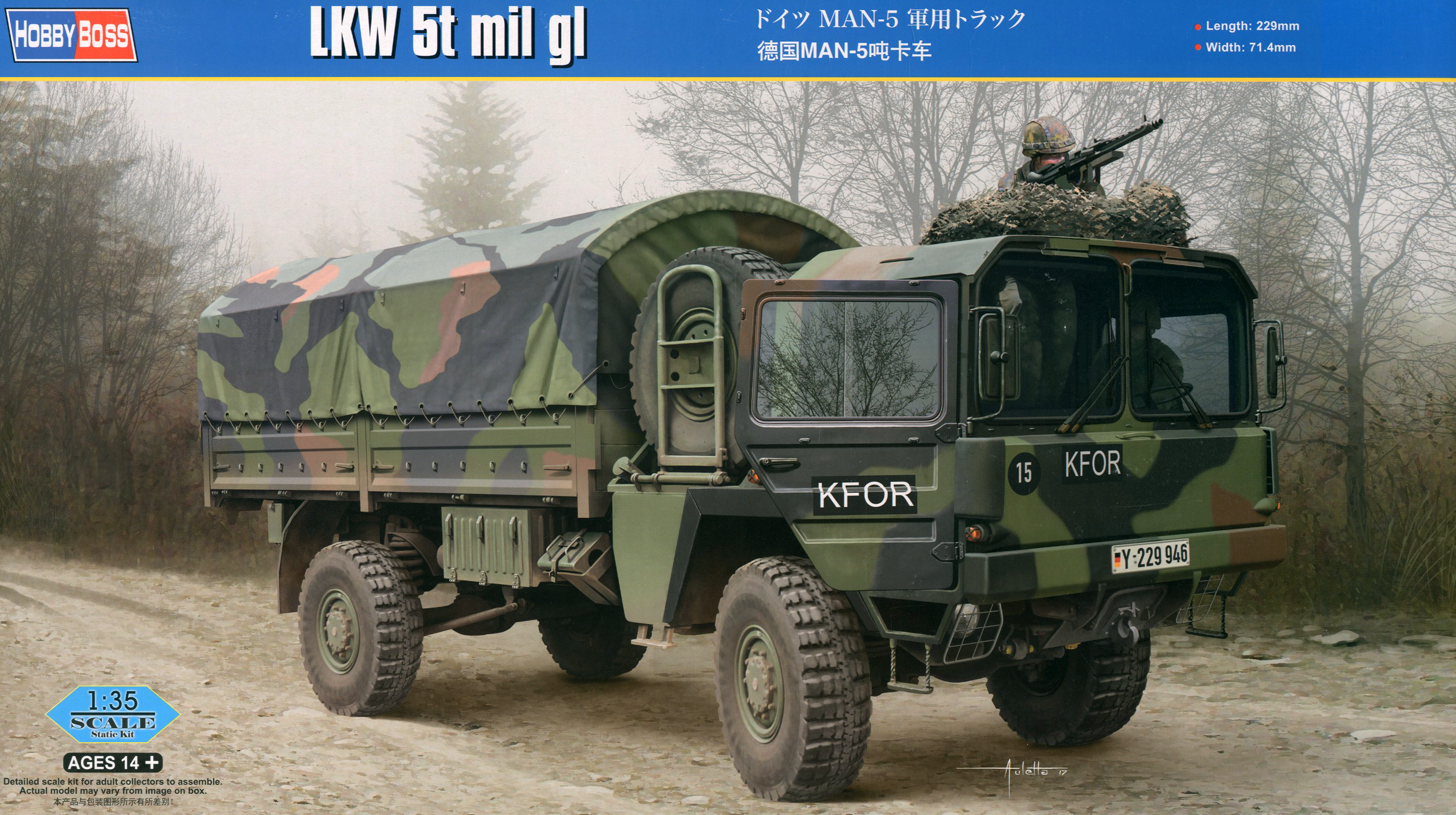 Hobby Boss 1/35 LKW 5t mil gl | 6939319255075