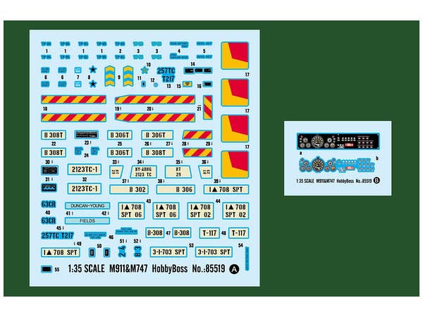 Hobby Boss 1/35 M911 C-HET w/ M747 Heavy Equipment Semi-Trailer | 6939319255198