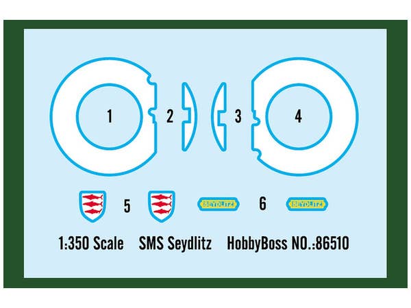 Hobby Boss 1/350 SMS Seydlitz | 6939319265104