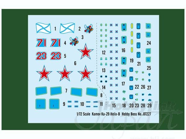 Hobby Boss 1/72 Kamov Ka-29 Helix-B | 6939319272270