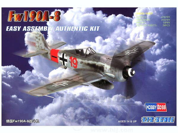 Hobby Boss 1/72 Germany Fw190A-8 Fighter | 6939319202444
