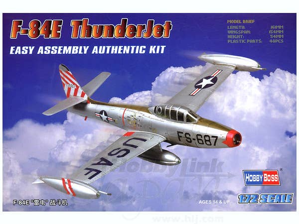 Hobby Boss 1/72 F-84E Thunderjet | 6939319202468