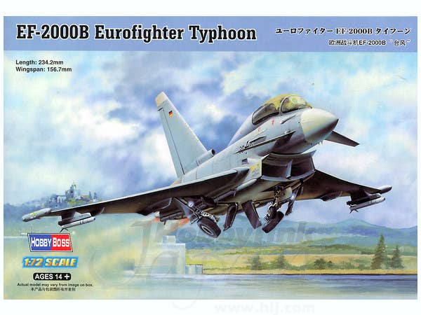 Hobby Boss 1/72 EF-2000B Eurofighter Typhoon | 6939319202659