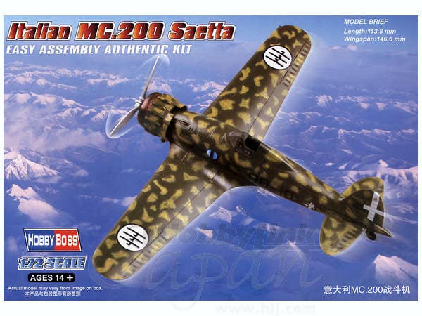 Hobby Boss 1/72 Italian MC.200 Saetta | 6939319202918