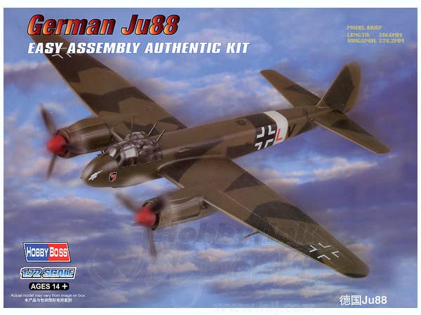 Hobby Boss 1/72 German Ju88 Fighter | 6939319202970