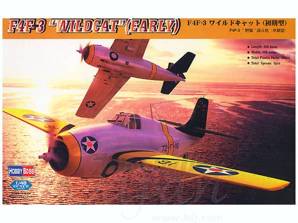 Hobby Boss 1/48 F4F-3 Wildcat - early | 6939319203267