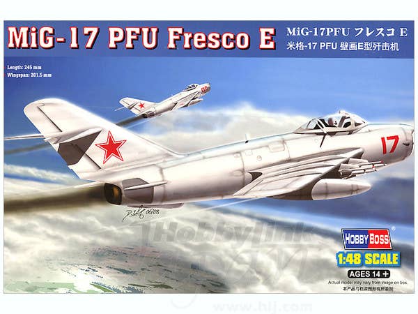 Hobby Boss 1/48 MiG-17PFU Fresco E | 6939319203373