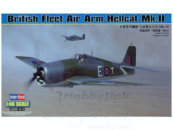 Hobby Boss 1/48 British Fleet Air Arm Hellcat Mk.II | 6939319203618