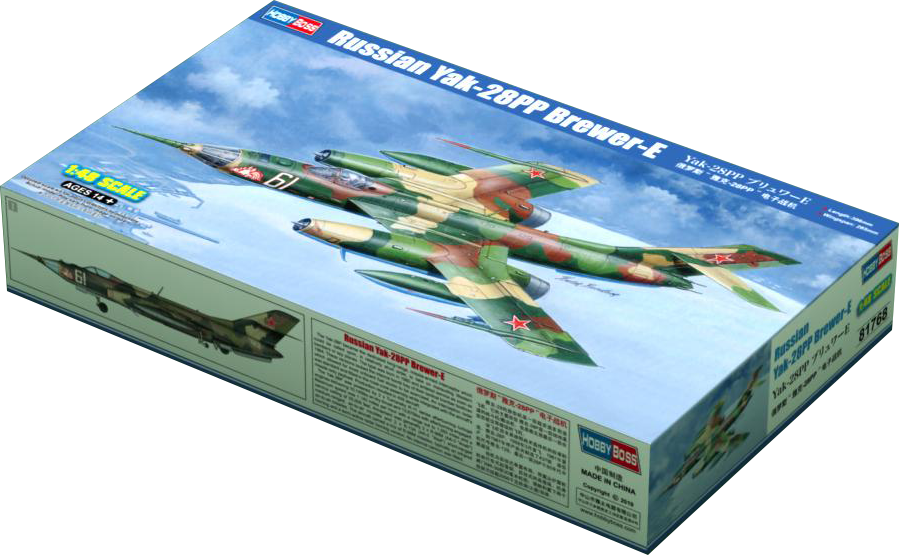 Hobby Boss 1/48 Yak-28PP Brewer-E | 6939319217684
