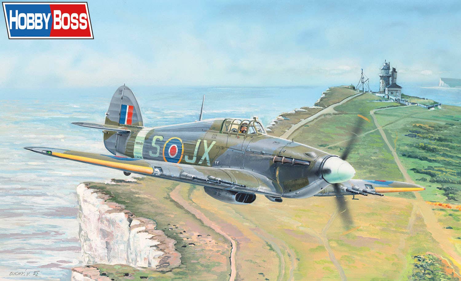 Hobby Boss 1/48 Hawker "HURRICANE" Mk.ⅡC British RAF Fighter | 6939319217783