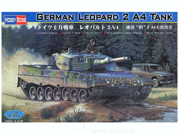 Hobby Boss 1/35 German Leopard 2 A4 tank | 6939319224019