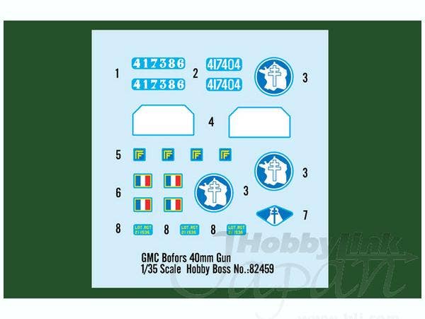 Hobby Boss 1/35 GMC Bofors 40mm Gun | 6939319224590