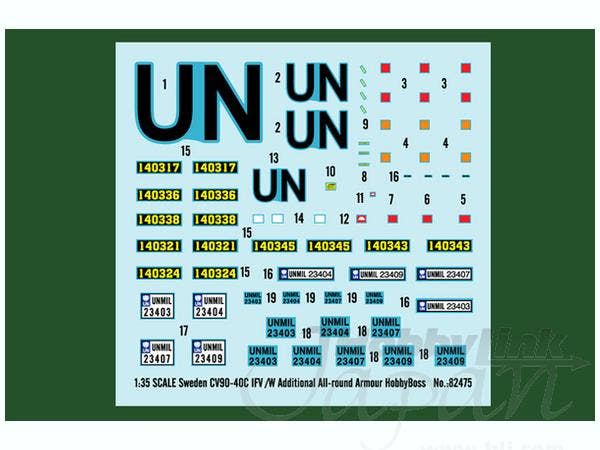 Hobby Boss 1/35 Swedish CV90-40C IFV /W Additional All-round Armour | 6939319224750