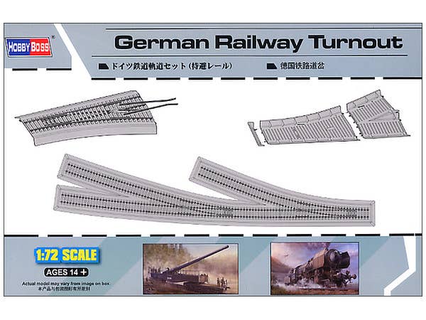 Hobby Boss 1/72 German Railway Turnout | 6939319229090