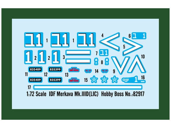 Hobby Boss 1/72 IDF Merkava Mk.IIID(LIC) | 6939319229175