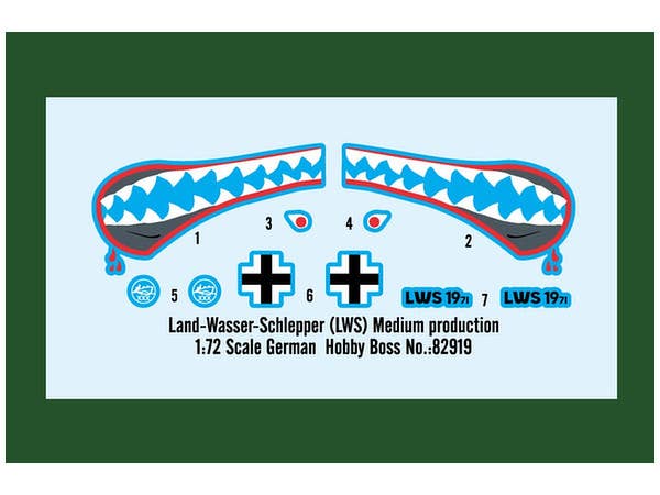 Hobby Boss 1/72 German Land-Wasser-Schlepper (LWS) Medium Production | 6939319229199