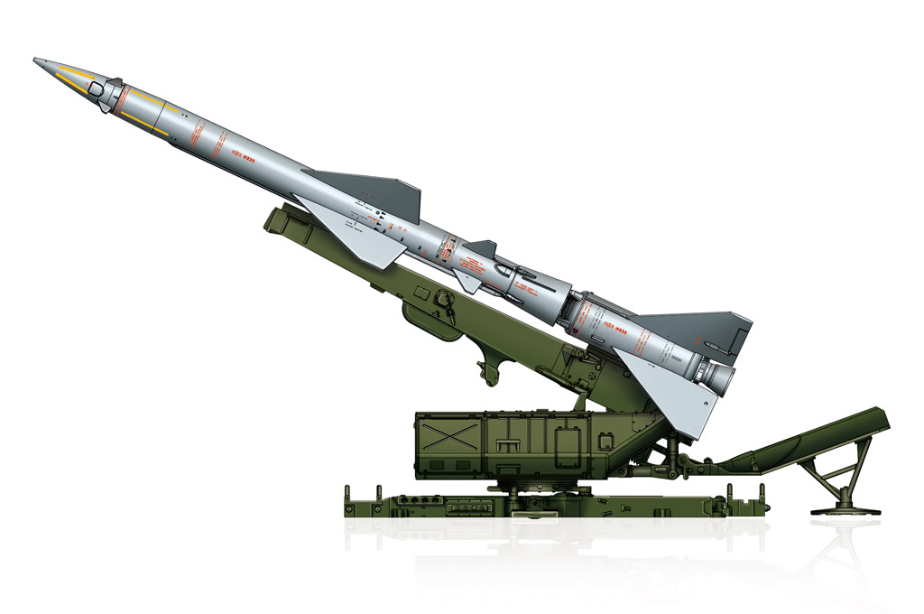 Hobby Boss 1/72 Sam-2 Missile with Launcher Cabin | 6939319229335