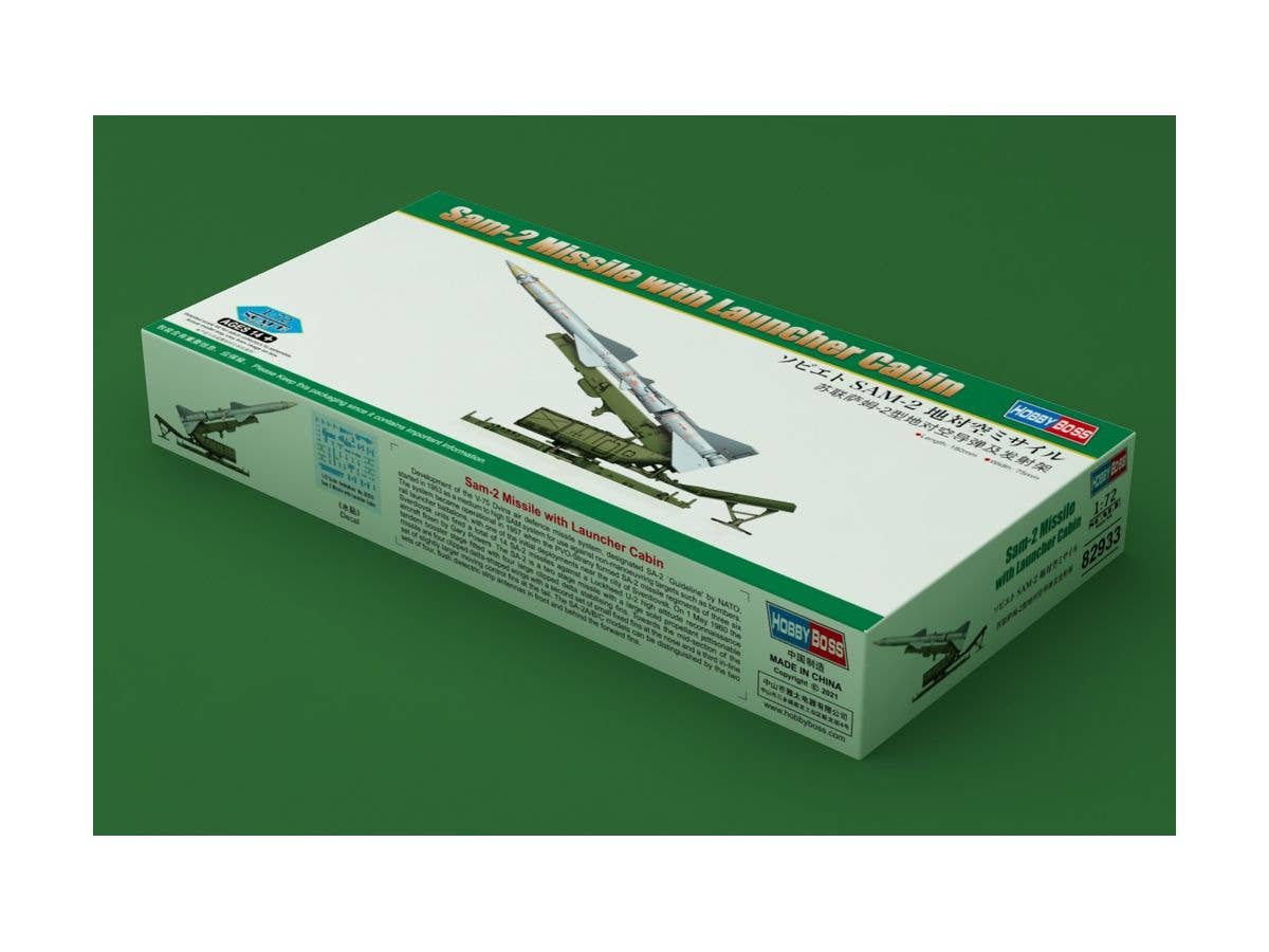 Hobby Boss 1/72 Sam-2 Missile with Launcher Cabin | 6939319229335