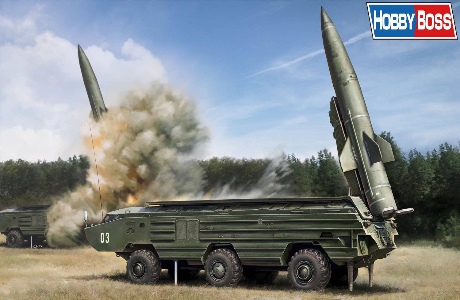 Hobby Boss 1/72 Russian 9K79 Tochka (SS-21 Scarab) IRBM Tactical Ballistic Missile | 6939319229359