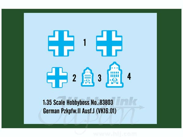 Hobby Boss 1/35 German PzKpfw.II Ausf.J (VK1601) | 6939319238030