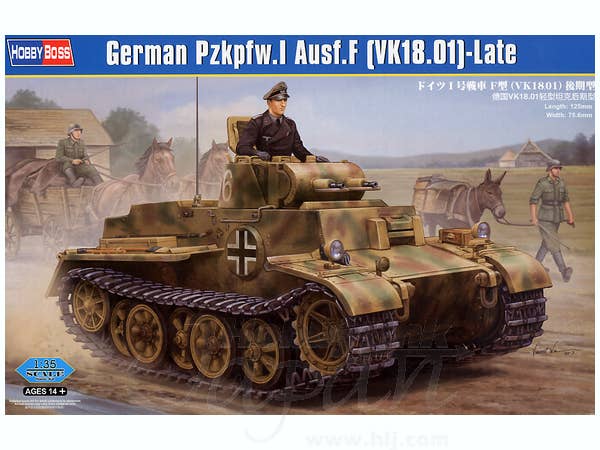 Hobby Boss 1/35 German Pzkpfw.I Ausf.F (VK1801) - late | 6939319238054