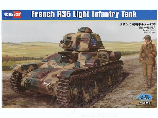 Hobby Boss 1/35 French R35 Light Infantry Tank | 6939319238061
