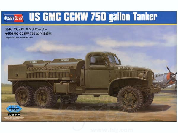 Hobby Boss 1/35 GMC CCKW 750 Gallon Tanker | 6939319238306