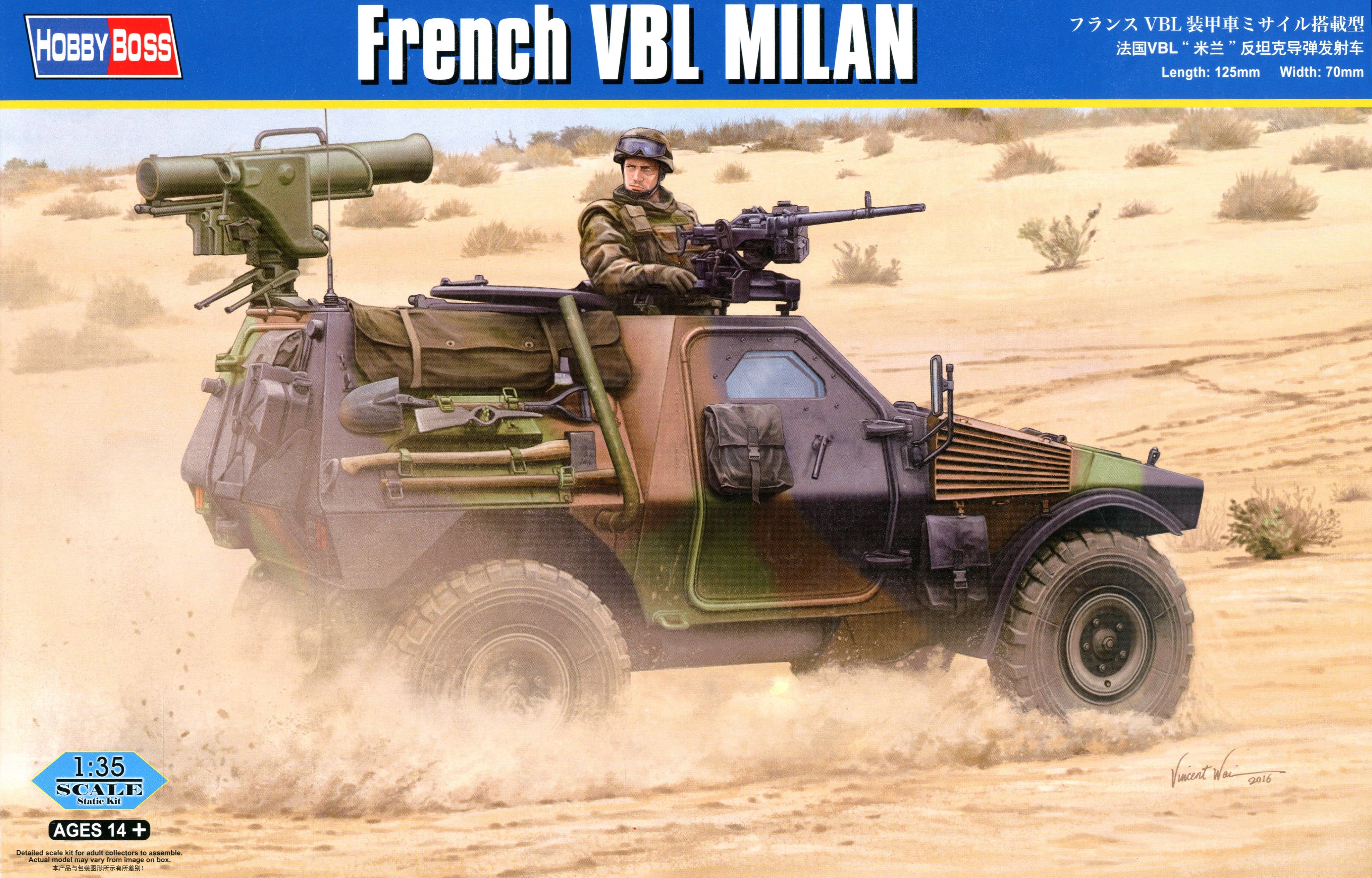 Hobby Boss 1/35 French VBL MILAN | 6939319238771
