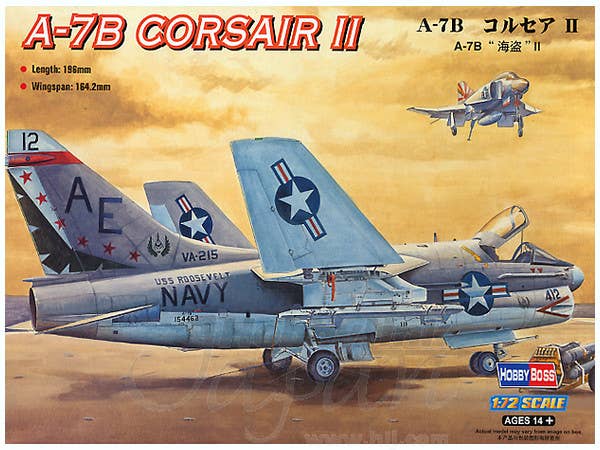 Hobby Boss 1/72 A-7B Corsair II | 6939319272027