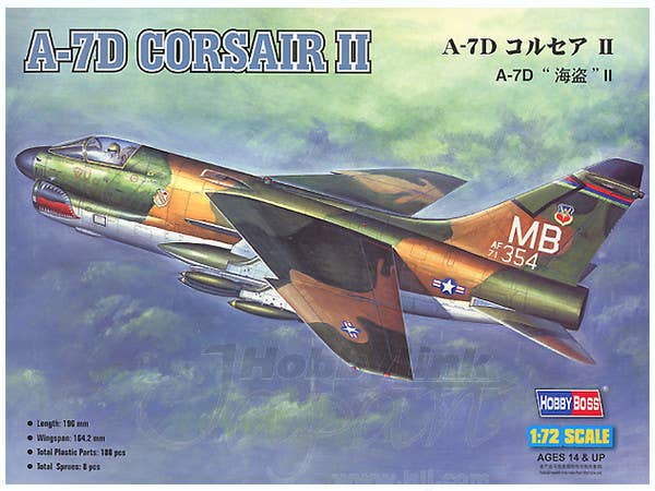 Hobby Boss 1/72 A-7D Corsair II | 6939319272034