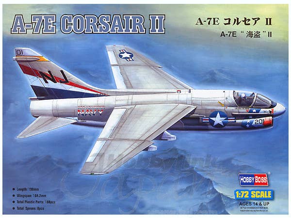 Hobby Boss 1/72 A-7E Corsair II | 6939319272041